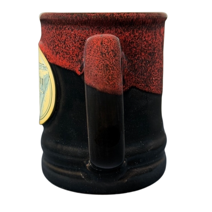 Grand Canyon Railway Deneen Pottery collectible mug with a unique design and sturdy handle
