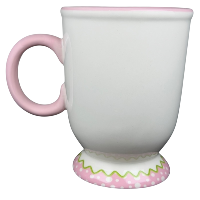 Favorite People Nana Mug Hallmark with a pink handle and decorative base for coffee lovers