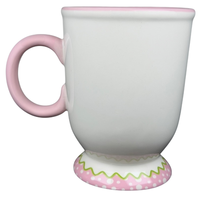 Favorite People Nana Mug Hallmark with a pink handle and decorative base for coffee lovers