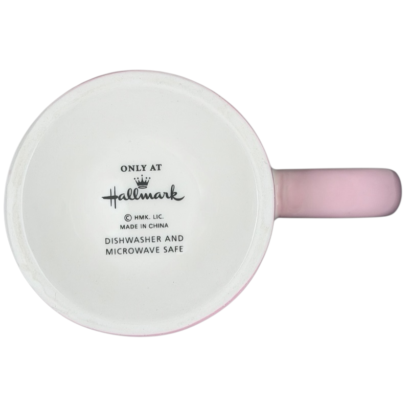 Bottom view of Favorite People Nana Mug Hallmark showcasing dishwasher and microwave safe details