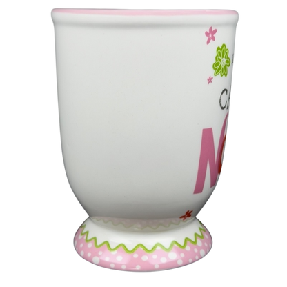 Favorite People Nana Mug Hallmark with colorful floral design and pink accents