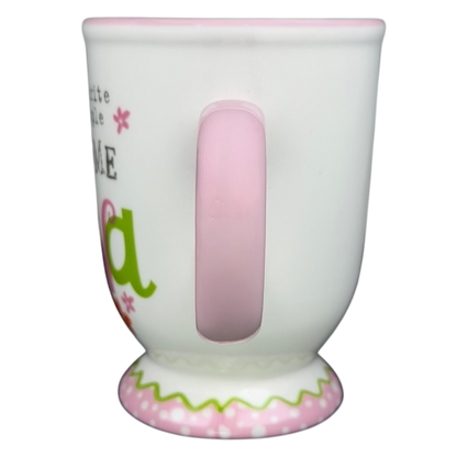 Favorite People Nana Mug Hallmark with pink accents and heartfelt design for special moments