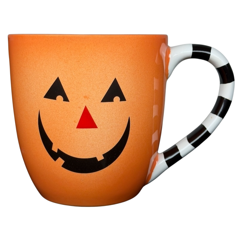 Halloween Jack-O'-Lantern Striped Handle Mug Hallmark
