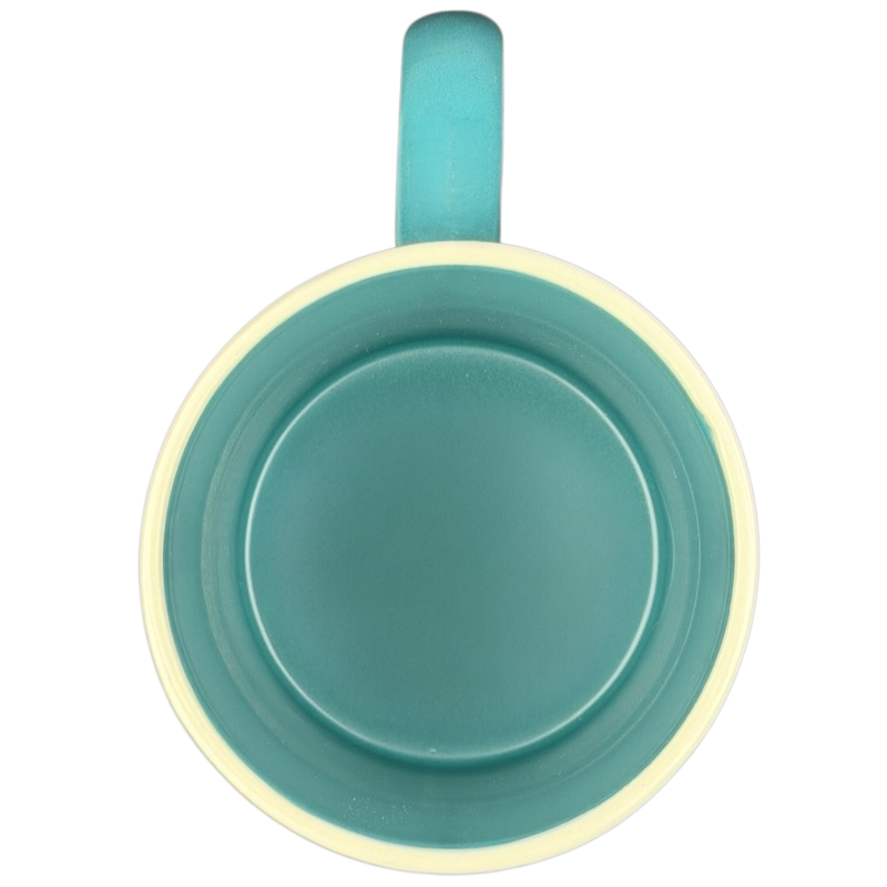 Peanuts Movie Relaxation Mug Hallmark in teal with a smooth interior for comfortable sipping