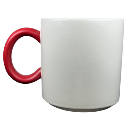 Hallmark Peanuts movie Snoopy and Fifi adventure Hallmark mug with a vibrant red handle