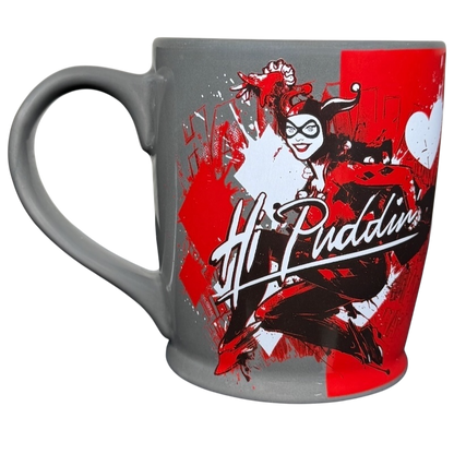 Harley Quinn DC Comics Mug Silver Buffalo featuring vibrant graphics and playful design