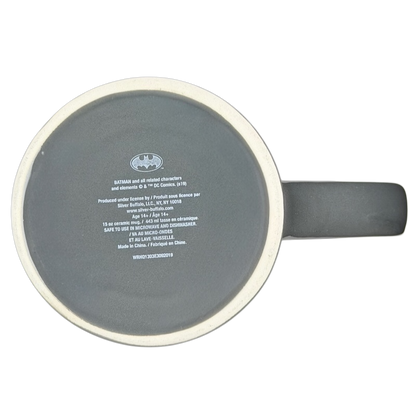Bottom view of Harley Quinn DC Comics Mug Silver Buffalo showing the manufacturer's details and branding