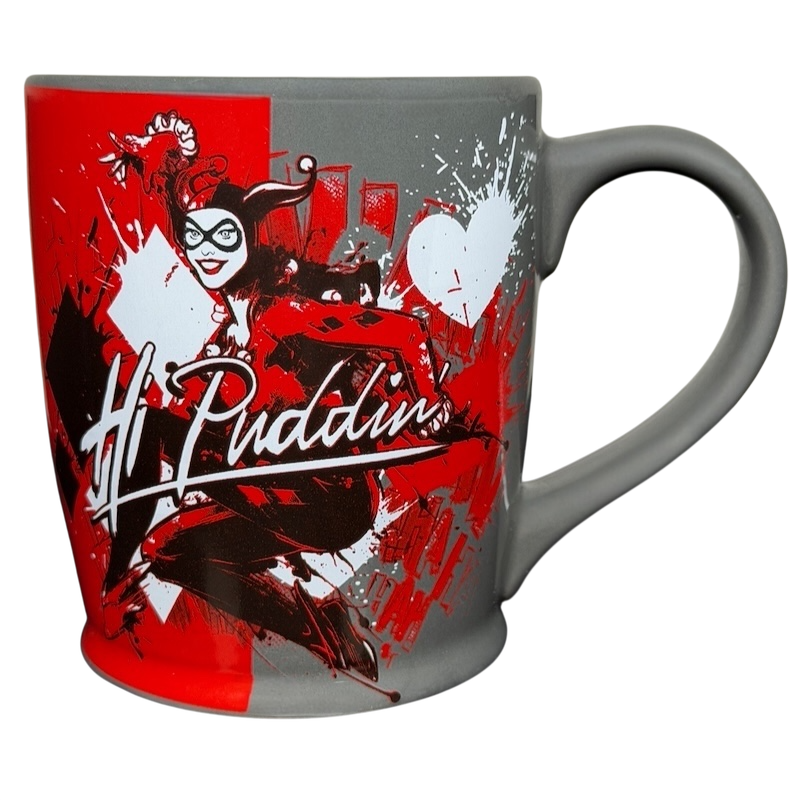 Harley Quinn DC Comics Mug Silver Buffalo featuring vibrant artwork and playful design