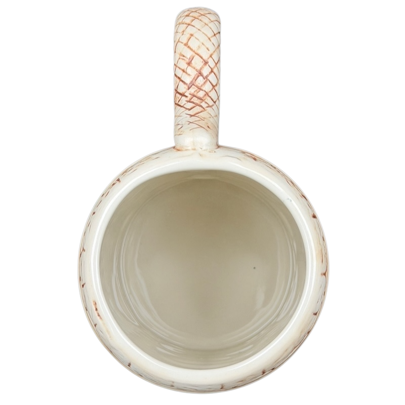 Interior view of the Harry Potter Slytherin stein mug collectible showcasing its unique design