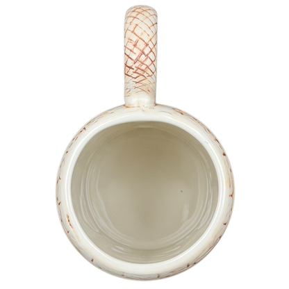 Interior view of the Harry Potter Slytherin stein mug collectible showcasing its unique design