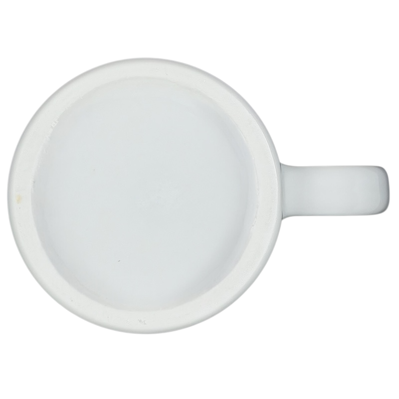 Top view of a Hawker Aerospace mug featuring the Curtiss Wright P-40 Warhawk design
