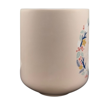 Threshold hello lovely swan mug in soft pink with floral design for tea or coffee enjoyment