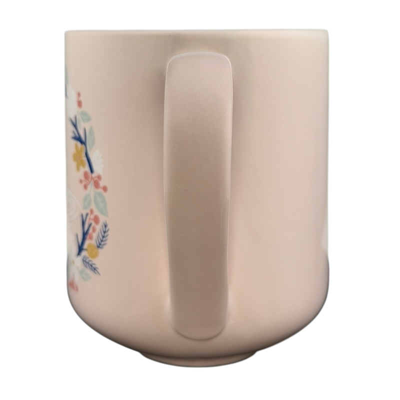 Threshold hello lovely swan mug with floral design and elegant handle in soft pastel colors