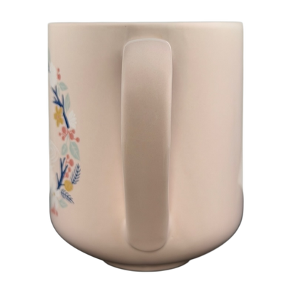 Threshold hello lovely swan mug with floral design and elegant handle in soft pastel colors