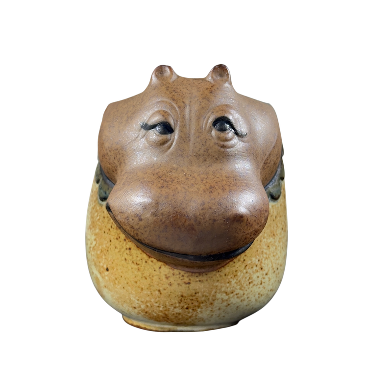 UCTCI Hippopotamus 3D Figural Vintage Mug with a whimsical design and a glossy finish