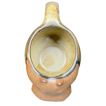 Hippopotamus 3D Figural Vintage Mug with unique design and textured finish for collectors