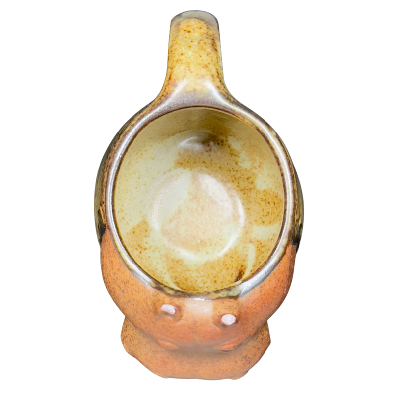Hippopotamus 3D Figural Vintage Mug with a rustic design and unique shape for drinkware collection