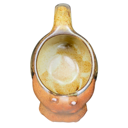 Hippopotamus 3D Figural Vintage Mug with a rustic design and unique shape for drinkware collection