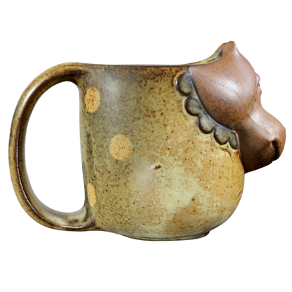 UCTCI Hippopotamus 3D Figural Vintage Mug with detailed animal design and unique shape