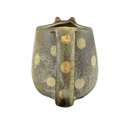 Hippopotamus 3D Figural Vintage Mug with Polka Dots and Unique Design for Collectors