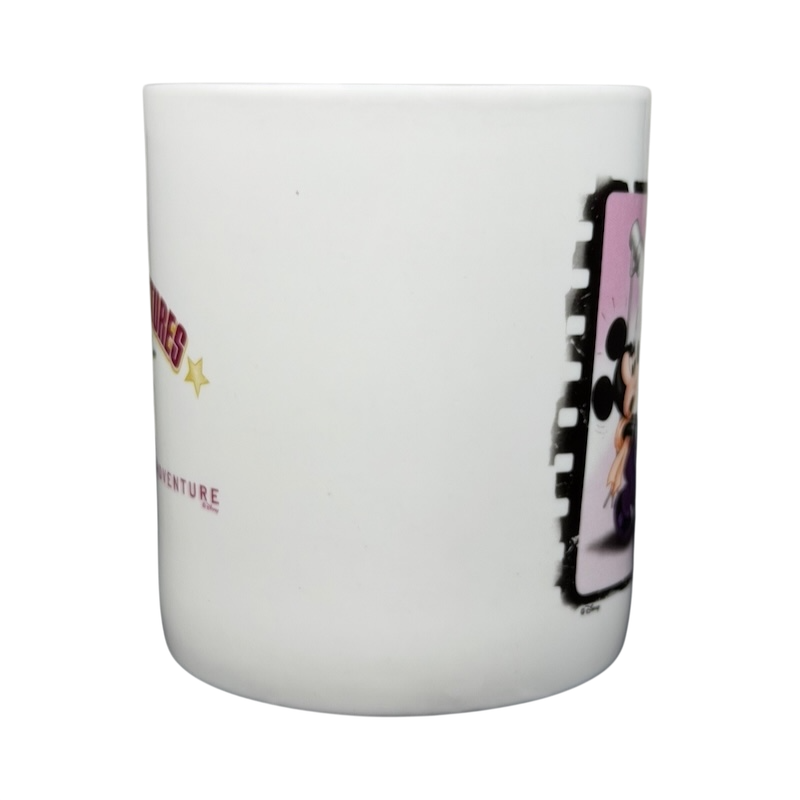 Disney's Hollywood Pictures Backlot Dueling Divas Mickey And Daisy Disney's California Adventure Mug featuring colorful designs