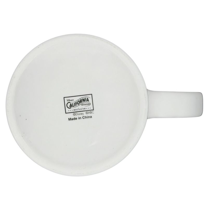 Bottom view of Hollywood Pictures Backlot Dueling Divas Mickey And Daisy Disney's California Adventure Mug