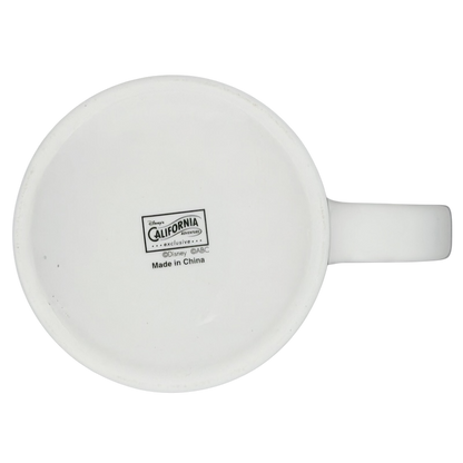 Bottom view of Hollywood Pictures Backlot Dueling Divas Mickey And Daisy Disney's California Adventure Mug