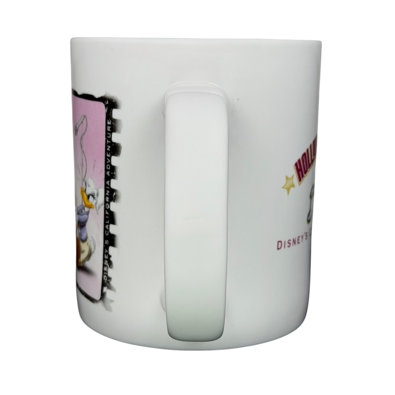 Hollywood Pictures Backlot Dueling Divas Mickey And Daisy Disney's California Adventure Mug featuring colorful character designs