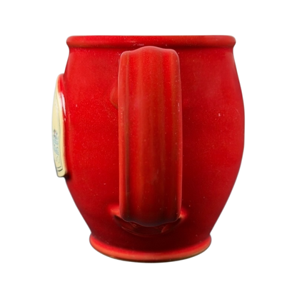 Hotel Del Coronado Deneen vintage red mug featuring a sturdy handle and glossy finish