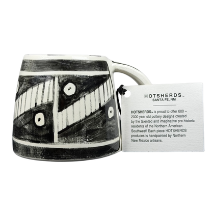 Santa Fe Geometric Southwest Pottery Mug Hotsherds featuring unique handcrafted design and tag