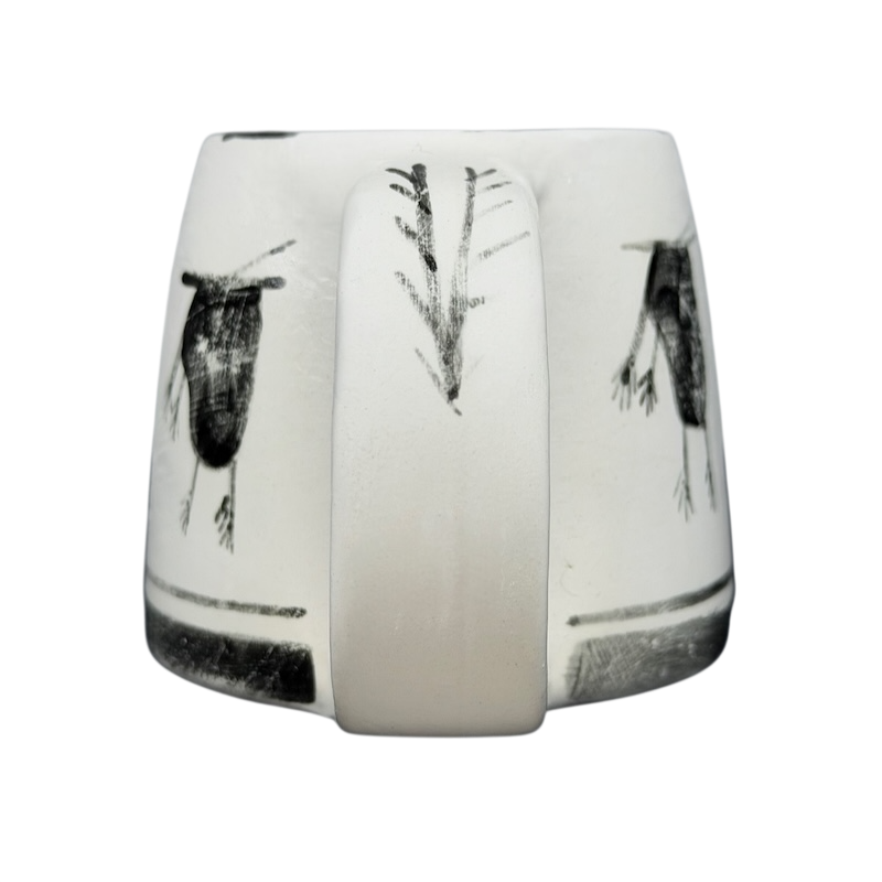 Santa Fe Native American Style Pottery Mug Hotsherds with Traditional Designs and Earthy Colors