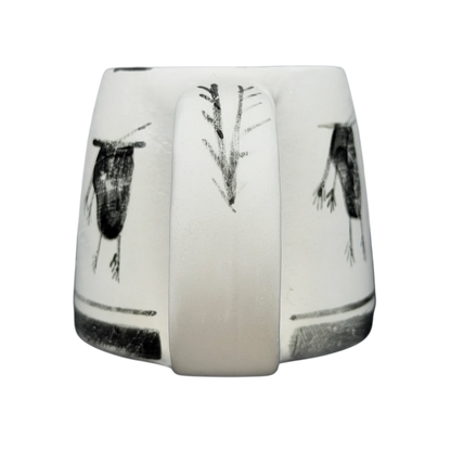 Santa Fe Native American Style Pottery Mug Hotsherds with Traditional Designs and Earthy Colors