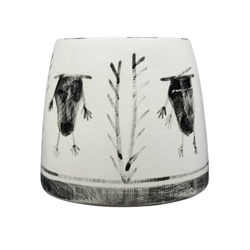 Santa Fe Native American Style Pottery Mug Hotsherds featuring traditional design and earthy tones