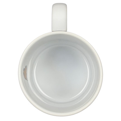 Inside view of the Hugo Hege cat Lang & Wise mug showcasing its smooth ceramic finish