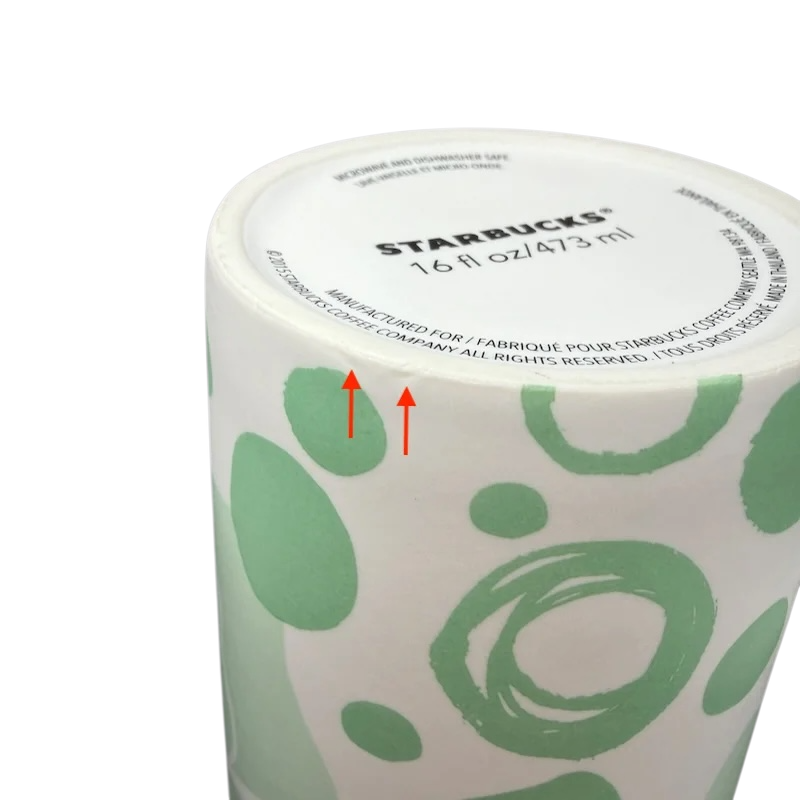 Siren Mint Green Floral Spring Collection Tall 16 Oz Mug 2015 Starbucks