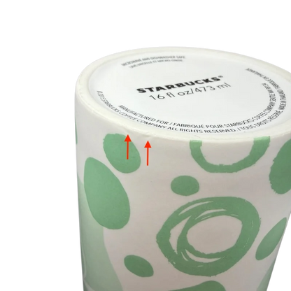 Siren Mint Green Floral Spring Collection Tall 16 Oz Mug 2015 Starbucks