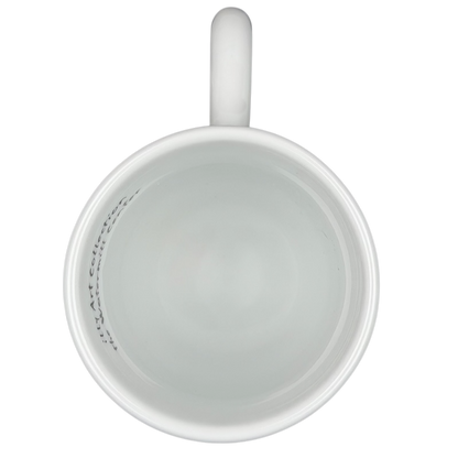 Illy Art Collection Robert Wilson OK Mug in white with elegant interior design features