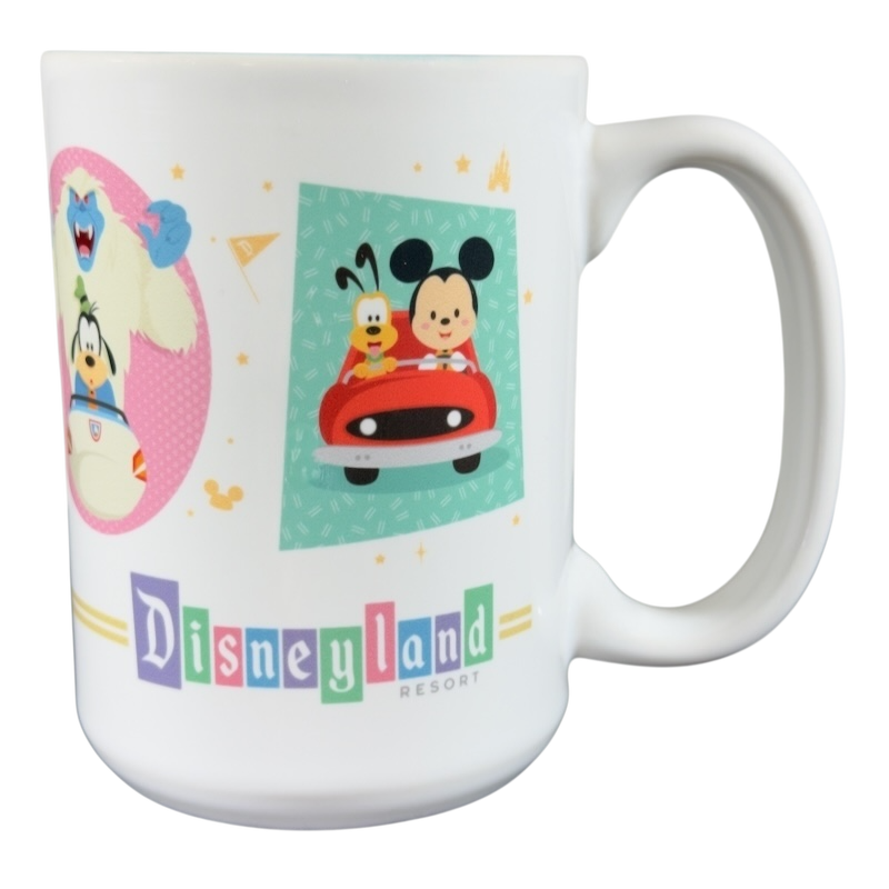 Jerrod Maruyama Disney mug featuring classic Disney characters in vibrant colors