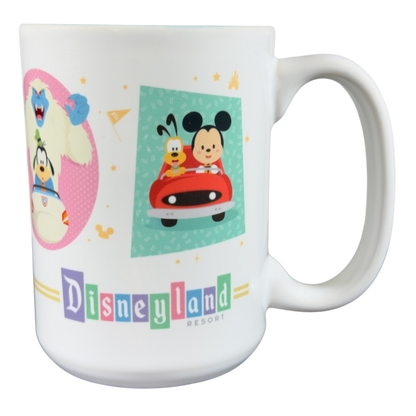 Jerrod Maruyama Disney mug featuring classic Disney characters in vibrant colors