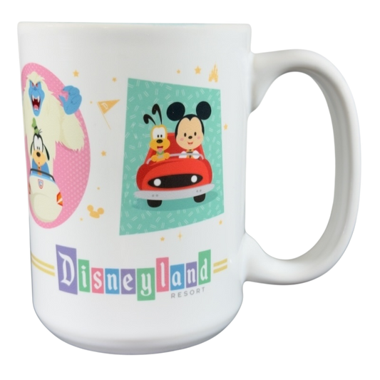 Jerrod Maruyama Disney mug featuring classic Disney characters in vibrant colors