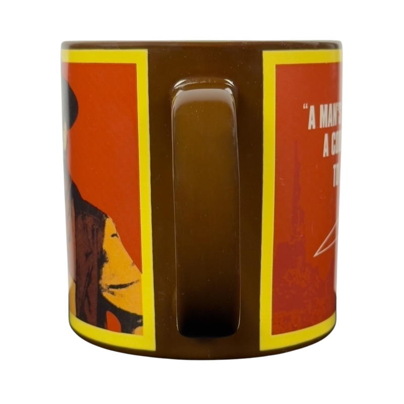 Vandor A Man's Got To Have A Code John Wayne vintage brown mug with iconic western imagery