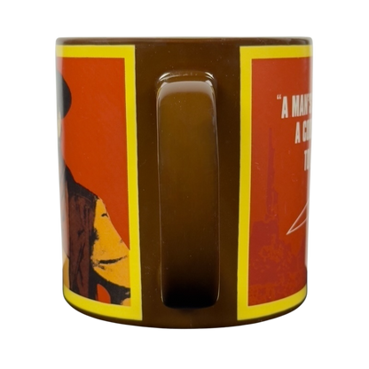 Vandor A Man's Got To Have A Code John Wayne vintage brown mug with iconic western imagery
