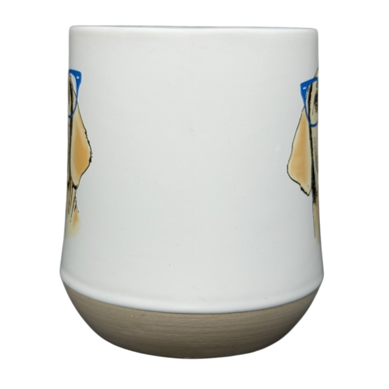 Just Chillin Yellow Labrador Mug Spectrum Designz featuring a playful Labrador design