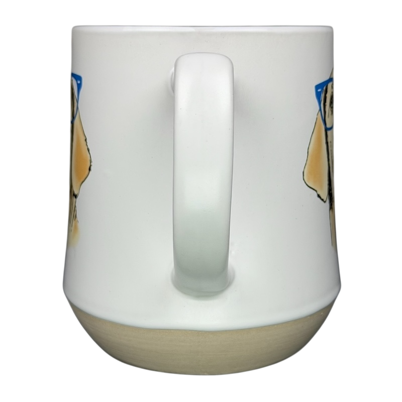 Just Chillin Yellow Labrador Mug Spectrum Designz featuring a cheerful dog design on ceramic material
