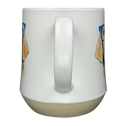 Just Chillin Yellow Labrador Mug Spectrum Designz featuring a cheerful dog design on ceramic material