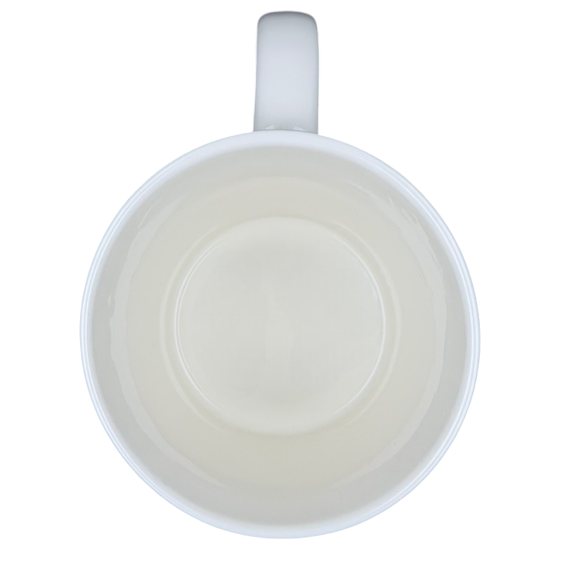 Keyhole Chaos Rory Dobner Monogram Mug Williams Sonoma in white with a smooth inner surface