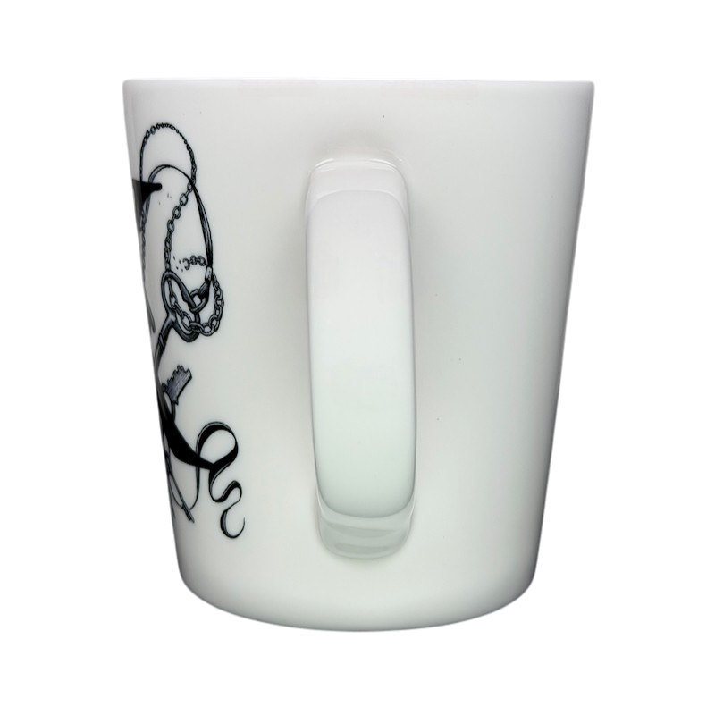 Keyhole Chaos Rory Dobner Monogram Mug Williams Sonoma with unique octopus design and transparent handle