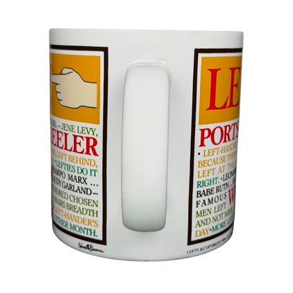 Lefty Kenneth Grooms Mug The Toscany Collection featuring unique humorous design for left-handed users