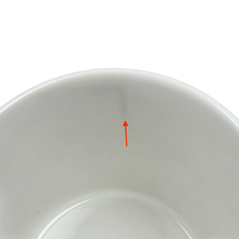 Close-up view of the interior of the Lefty Kenneth Grooms Mug The Toscany Collection showing subtle texture detail