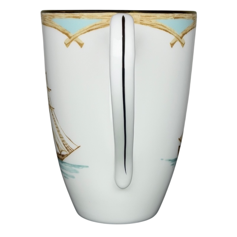 Colonial Tradewind Sailing Ship Mug Lenox featuring elegant ship illustrations and a classic design